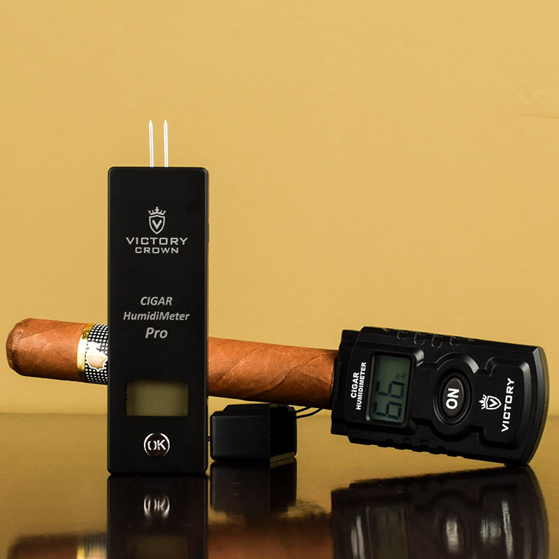 Smoke Leak Detector - Medidor de humedad de cigarros, higrómetro