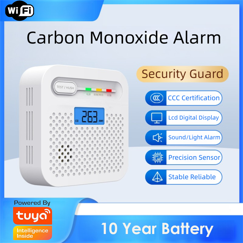 Smoke Leak Detector - Detector de CO Inteligente WiFi Arumny