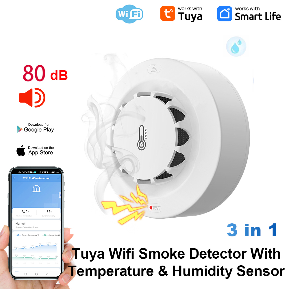Sensor de Temperatura y Humeda - Smoke Leak Detector reseña y precio